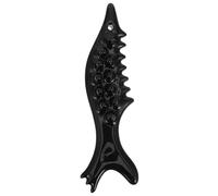 FESTFENDS Ceramic Muscle Scraper Tool Black Creative-Shaped Body Scraper Tool Lightweight and Gentle on The Skin for Relaxation and Skin Care