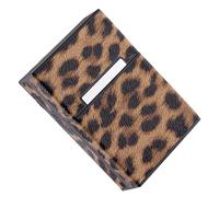 FESTFENDS Cigarette Container Leopard Print with Magnetic Buckle Flip Cover Compression Resistant Portable Case for Everyday Carry