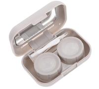 FESTFENDS Contacts Case Cute Small Lens Holder Organizer for Makeup Outdoor Use Stylish Storage Box for Women