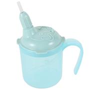 FESTFENDS Convalescent Feeding Cup Liquid Diet Feeding Cup Green Spill-Proof Practical and Lid Suitable for Elderly and Pregnant Women