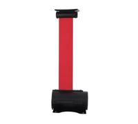 FESTFENDS Crowd Control Safety Barrier Head: 78.74'' Retractable Barrier Tape Wall Mounted for Bank Queuing and Station Partition Guidance