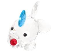 FESTFENDS Crystal Goldfish Figurine Mini Decorative Ornament for Home