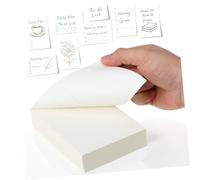 FESTFENDS Desk Notepad White Paper Blank Scratch Pad Note Paper for Writing, Small Notepads for Office and School, On-the-go Notetaking, Professional Use