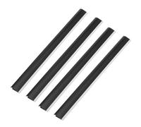 FESTFENDS Dustpan Lip Replacement Strips Easy to Install 4pcs Dustpan Edge Parts Facilitating Debris Gathering for Household Cleaning Accessories