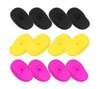 FESTFENDS Ear Muffs Ear Covers Silicone Heat-resistant 6 Pairs for Comfortable Fit that Fit the Natural Shape Hair Dyeing and Coloring for Beauty and Salon Use