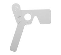 FESTFENDS Eye Occluder Professional Abs White Lightweight Handheld Eye Exam Tool for Hospital and School