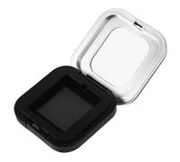 FESTFENDS Eyeshadow Container for Matching, Mixing Colours and Travel Portable Black Empty Powder with Magnetic Closure Multifunctional Makeup Case Daily Use