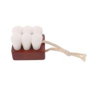 FESTFENDS Face Exfoliator Brush - Facial Cleanser Brush - Soft Bristle Manual Face Scrubber with Hanging Loop for Deep Pore Cleansing - Gentle Skincare Tool (Dark Brown)