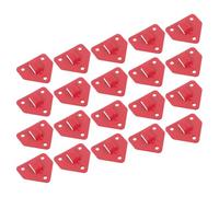 FESTFENDS Fire Extinguisher Mounting Bracket and Homes for Industrial Use 20pcs Wall Mount Hook Holder in Red Iron with Space Saving Design and Universal Compatibility