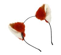 FESTFENDS Fox Ears Headband with Removable Faux Fur for Cosplay Adults | Flexible Plastic Band, Non Slip Fit, Realistic Look for Photo Shoots and Stage Performances