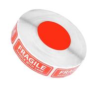 FESTFENDS Fragile Warning Stickers 1x3 Inch 125pcs with Large Font Text Roll Adhesive Raflacoat Self-Adhesive Labels Easy to Peel and Stick Shipping for Goods and Boxes in Garage Or Office