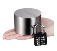 FESTFENDS Garden Spigot Lock Stainless Steel Outdoor Faucet Cover with Coded Padlock Secure Protection and Weather Resistant for Public Areas and Commercial Properties