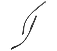 FESTFENDS Glasses Nose Pads Replacement Streamlined Black Frame Repair Kit 1 Pair with Tr90 Eyeglass Temple Legs, Easy Installation and Comfortable Wear for Stylish Glasses Arm Replacement