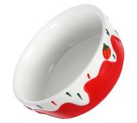 FESTFENDS Hamster Food Bowl Feeding 3.54 Inch Anti-spill Dish Ceramic with Cute Design for Small Animals Including Guinea Pigs Rabbits Chinchillas and Hedgehogs