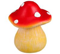 FESTFENDS Hidden Key Storage Outdoor Mushroom Decor Resin Safe with Multi-functional Secret Compartment for Coins and Jewelry, Charming Mushroom Design Decorative Craft Garden Key Hider