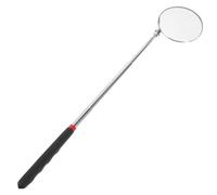 FESTFENDS Inspection Mirror Adjustable Flexible Telescoping Mirror round Black Plastic Extendable Inspection Tool and Automotive Repair