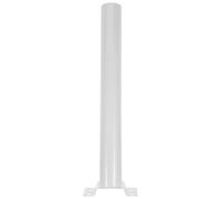 FESTFENDS Light Pole Mount: Solar Street Light Mounting Bracket - Outdoor Wall Arm for Street, Barn Lamp, Post Tree Fixture 19x5 inch
