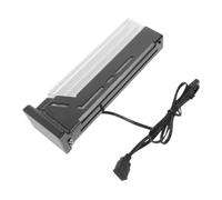 FESTFENDS Magnetic Gpu Holder Graphics Bracket Gpu Support with Chipped Diamonds Light Design Aluminum Alloy 2w Power 5v Voltage Protection for Graphic Card Compatible with 12 Cable Setup