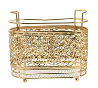 FESTFENDS Makeup Brush Holder: Metal Make Up Brush Holder for Vanity - Art Makeup Tool Rack Desk Organizer for Stationery Tableware Or Cosmetics