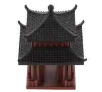 FESTFENDS Miniature Pavilion Bonsai Model Plastic Chinese Architecture Ornament for Landscaping Projects and Desk, Decorative Long-lasting Easy to Clean