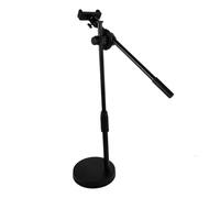 FESTFENDS Overhead Phone Mount Tripod with Adjustable Arm and Phone Clamp, Tabletop Camera Stand for Nail Art, Painting, Filming, and Recording, Portable Desk Mount Compatible