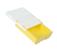 FESTFENDS Plastic Hidden Desktop Organizer Self-adhesive under Desk Storage Box for Kitchen and Bedroom Stationery