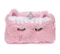 FESTFENDS Plush Unicorn Tissue Holder Pink Cartoon Tissue Box Case Soft Plush Material Easy to Access Practical Design for Car and Office Desk Use