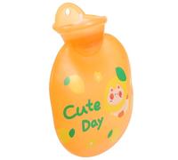 FESTFENDS Portable Hand Warmer Water Bag in Orange PVC Material with Adorable Colour Changing Design, Practical for Travel and Home Use, Unique Small Hot Water Bag for Comfortable Heating