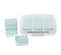 FESTFENDS Portable Medicine Organizer Box Leakproof and Well Protected with Multi-Compartment Design and Tight Seal, Large Capacity Travel Medicine Case for Daily and Weekly Pill Storage