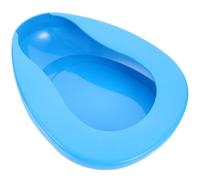 FESTFENDS Portable Plastic Bedpan Chamber Pot for Elderly and Disabled Patients, Lightweight and Easy to Clean, Suitable for Bedroom and Household Use, Practical Patient Caring Bed Pan