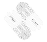 FESTFENDS Pupil distance ruler, measure ruler, 2Pcs pack, material, precision measurement, portable and easy operation, for opticians
