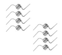 FESTFENDS Refrigerator Door Repair Springs Replacement Kit with 8pcs, Steel Material Silver Finish, Good Fit and Optimized Operation for Fridge Divider Door Mechanism for Home Kitchen