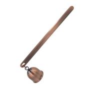 FESTFENDS Retro European Style Candle Fire Extinguisher Aromatherapy Candle Snuffer with Long Handle Stainless Steel Construction Omnidirectional Wick Cover Prevent Wax Splashes and Burns