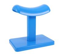 FESTFENDS Salon Pedicure Foot Rest Stool for Pedicurists with Blue Plastic Material, Compact and Portable Design, for Nail Salons and Foot Spas