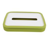 FESTFENDS Silicone Tissue Storage Box Smooth and Easy to Take out Paper with Automatic Press and Anti-drop Design Rectangular Tissue Holder and Simple for Home and Bedroom Use