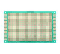 FESTFENDS Single-sided Universal Circuit Protoboard 9x15cm Green Solderable Pcb Board for DIY Electronic Projects and Circuit Trace Repair Compatible with Arduino Kits