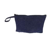 FESTFENDS Small Travel Cosmetic Bag and Multifunctional Design with Expert Craftsmanship Denim Makeup Pouch Mini Makeup Purse for Purse Use, Stylish and Sturdy Clutch for Women for Everyday