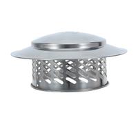 FESTFENDS Stainless Steel Cone Top Chimney Cap 6 Inch - Round Chimney Rain Cap Fireplace Flue Protection - Outdoor Roof Vent Pipe Cover for Home Exhaust Vent