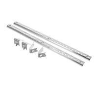 FESTFENDS Stainless Steel Refrigerator Shelf Rack with Heavy-duty Design and Antislip Clips, Adjustable Freezer Grid Support Bar for Kitchen and Rv Refrigerators, Screw Hole Spacing 165mm,
