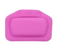 FESTFENDS Supple Purple Bathtub Pillow with Suction Cups, Foam Bath Headrest for Home Spa and Bathroom Use, Comfortable Head Neck Support Cushion for Household Bathtubs
