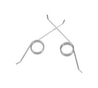 FESTFENDS Trash Can Lid Torsional Springs 2Pcs Metal Springs with Enhanced Elasticity for Flipping-Top Garbage Cans, Stainless Steel, Hand-Operated Use