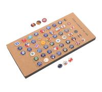 FESTFENDS Usa State Flag Push Pins with Wood and Iron Material, Reusable Bulletin Pushpins for Map Markers and Drawing Paper Fixing, for Home and Geography Lessons