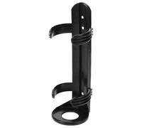 FESTFENDS Wall Mount Fire Extinguisher Holder Plastic Bracket 8.25x2.63x2.63in Black Securely Holding Fire Extinguisher Easy to Access for Car Use