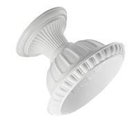 FESTFENDS White Plastic Roman Column Planter Pot for Front Porch and Home Decoration, Sturdy and Not Easy to Break, European Vintage Style Decorative Plant Holder for Flower Arrangement