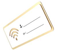 FESTFENDS Wifi Unique Style with Erasable Password Feature Sign Acrylic Easy to Use Wall Plaque Sturdy Acrylic Material Wifi Password Display Board for Scenic Spot or Home