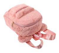 FESTFENDS Women Fashion Backpack Fluffy Backpack Plush Bear Ear Pink | Girl Backpack Casual, Shoulder Backpack, Fashionable Backpack, Roomy Multi-purpose Design for Travel