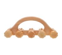 FESTFENDS Wooden Massage Roller for Neck and Arm with Lightweight Design and Stretching Function, Manual Muscle Massager Roller for Back Relief and Meridian Kneading Therapy