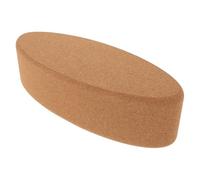FESTFENDS Yoga Block with Extra Support and Balance Improvement Cork Oval for Beginners for Yoga, Gym, Pilates, Dance, and Stretching Workouts
