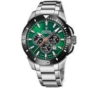 Festina 2023 Chrono Bike Watch with Stainless Steel Bracelet F20641/A