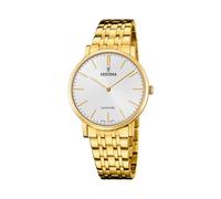 Festina Swiss Made Mens Gold PVD-Plated Steel Watch with Bracelet F20046/2